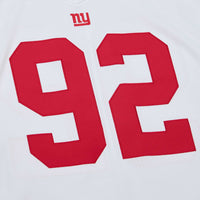 Michael Strahan New York Giants Football Jersey, White Sportswear Jersey Shirt, Lightweight Breathable Athletic Jersey, Casual Gift for Men