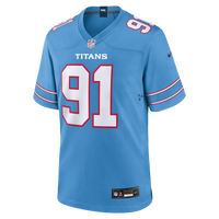 John Franklin-Myers Tennessee Titans Football Jersey, Light Sportswear Jersey Shirt, Lightweight Breathable Athletic Jersey, Casual Gift for Men
