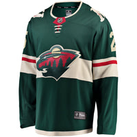 Jonas Brodin Minnesota Wild Hockey Jersey, Green Breakaway Sportswear Jersey Shirt, Long Sleeve Hockey Sweater Jersey, Casual Gift for Men