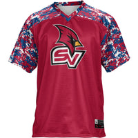 Saginaw Valley State Cardinals Football Jersey, Red Sportswear Jersey Shirt, Lightweight Breathable Athletic Jersey, Casual Gift for Men