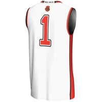 Cornell Big Red Basketball Jersey, White Lightweight Sportswear Jersey Shirt, Sleeveless Athletic Tank Jersey, Casual Gift for Men