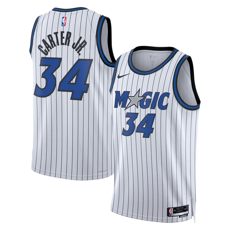 Wendell Carter Jr. Orlando Magic Basketball Jersey, White Replica Sportswear Jersey Shirt, Sleeveless Athletic Tank Jersey, Casual Gift for Men