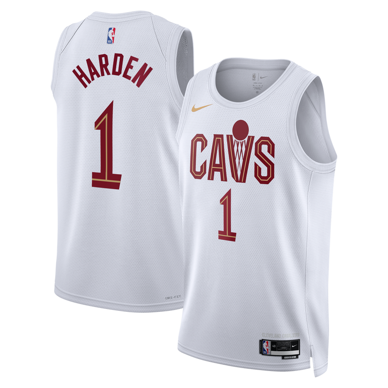 James Harden Cleveland Cavaliers Basketball Jersey, White Swingman Sportswear Jersey Shirt, Sleeveless Athletic Tank Jersey, Casual Gift for Men