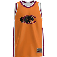Claflin Panthers Basketball Jersey, Maroon Lightweight Sportswear Jersey Shirt, Sleeveless Athletic Tank Jersey, Casual Gift for Men