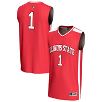 Illinois State Redbirds Basketball Jersey, Red Fashion Lightweight Sportswear Jersey Shirt, Sleeveless Athletic Tank Jersey, Casual Gift for Men