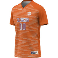 Clemson Tigers Soccer Jersey, Orange Sportswear Jersey Shirt, Lightweight Breathable Athletic Jersey, Casual Gift for Men, Style 200424207
