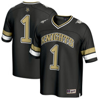 UCF Knights Football Jersey, Black Fashion Lightweight Sportswear Jersey Shirt, Lightweight Breathable Athletic Jersey, Casual Gift for Men