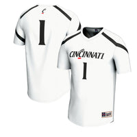 Cincinnati Bearcats Lacrosse Jersey, White Fashion Sportswear Jersey Shirt, Lightweight Breathable Athletic Jersey, Casual Gift for Men
