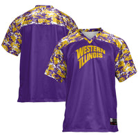 Western Illinois Leathernecks Football Jersey, Purple Sportswear Jersey Shirt, Lightweight Breathable Athletic Jersey, Casual Gift for Men