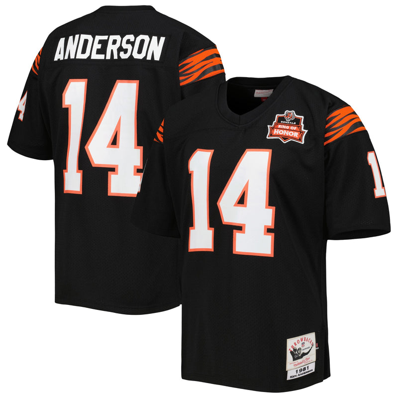 Ken Anderson Cincinnati Bengals Football Jersey, Black Sportswear Jersey Shirt, Lightweight Breathable Athletic Jersey, Casual Gift for Men