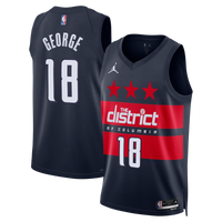 Kyshawn George Washington Wizards Basketball Jersey, Navy Swingman Sportswear Jersey Shirt, Sleeveless Athletic Tank Jersey, Casual Gift for Men