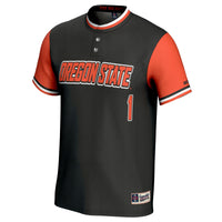 Oregon State Beavers Softball Jersey, Black Fashion Sportswear Jersey Shirt, Lightweight Breathable Athletic Jersey, Casual Gift for Men