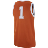 Texas Longhorns Football Jersey, Burnt Orange Replica Sportswear Jersey Shirt, Lightweight Breathable Athletic Jersey, Casual Gift for Men