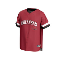 Arkansas Razorbacks Baseball Jersey, Crimson Sportswear Jersey Shirt, Lightweight Breathable Athletic Jersey, Casual Gift for Men