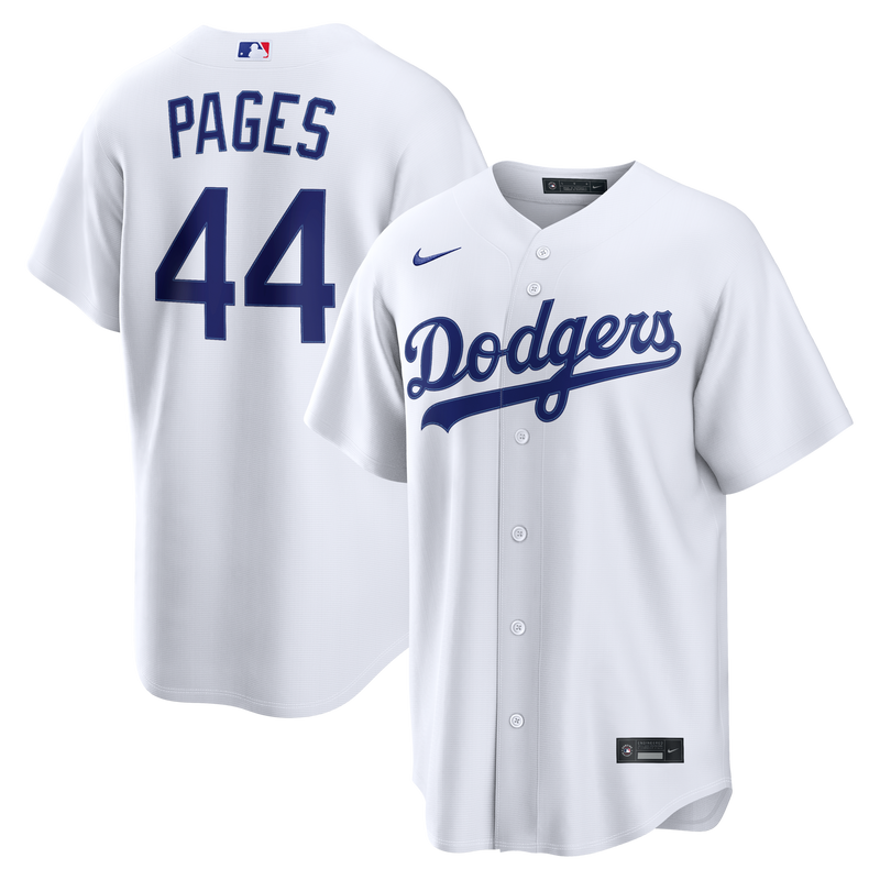 Andy Pages Los Angeles Dodgers Baseball Jersey, White Sportswear Jersey Shirt, Lightweight Breathable Athletic Jersey, Casual Gift for Men