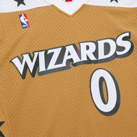Washington Wizards Basketball Jersey, Gold Authentic Sportswear Jersey Shirt, Sleeveless Athletic Tank Jersey, Casual Gift for Men