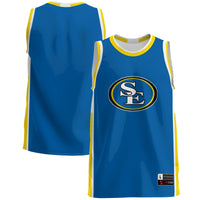 Southeastern Oklahoma State Savage Storm Basketball Jersey, Green Sportswear Jersey Shirt, Sleeveless Athletic Tank Jersey, Casual Gift for Men