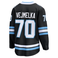 Karel Vejmelka Utah Mammoth Hockey Jersey, Black Breakaway Home Sportswear Jersey Shirt, Long Sleeve Hockey Sweater Jersey, Casual Gift for Men