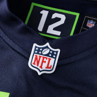 George Holani Seattle Seahawks Football Jersey, Navy Game Sportswear Jersey Shirt, Lightweight Breathable Athletic Jersey, Casual Gift for Men