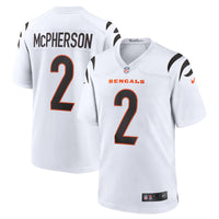 Evan McPherson Cincinnati Bengals Football Jersey, White Sportswear Jersey Shirt, Lightweight Breathable Athletic Jersey, Casual Gift for Men