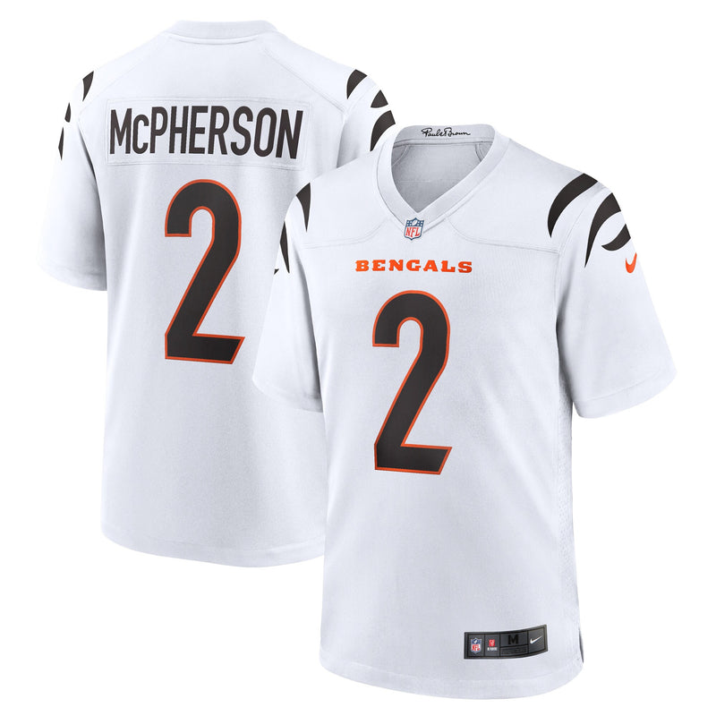 Evan McPherson Cincinnati Bengals Football Jersey, White Sportswear Jersey Shirt, Lightweight Breathable Athletic Jersey, Casual Gift for Men