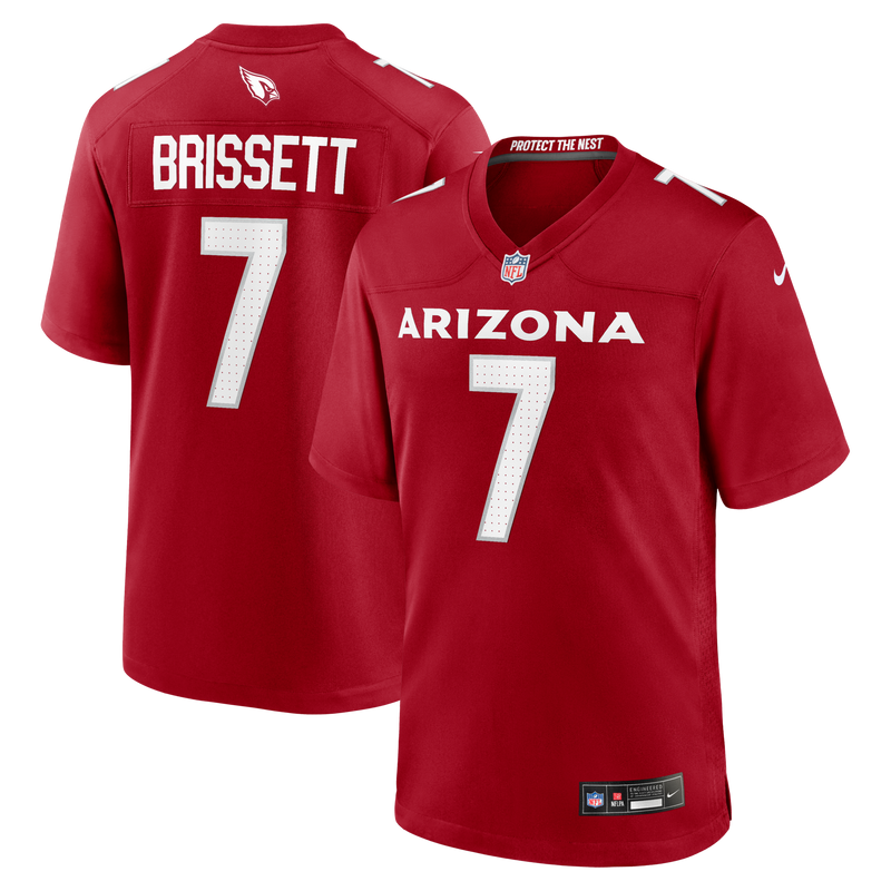 Jacoby Brissett Arizona Cardinals Football Jersey, Cardinal Sportswear Jersey Shirt, Lightweight Breathable Athletic Jersey, Casual Gift for Men