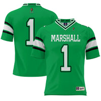Marshall Thundering Herd Endzone Football Jersey, Kelly Sportswear Jersey Shirt, Lightweight Breathable Athletic Jersey, Casual Gift for Men