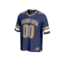 Montana State Bobcats Football Jersey, Navy Fashion Sportswear Jersey Shirt, Lightweight Breathable Athletic Jersey, Casual Gift for Men