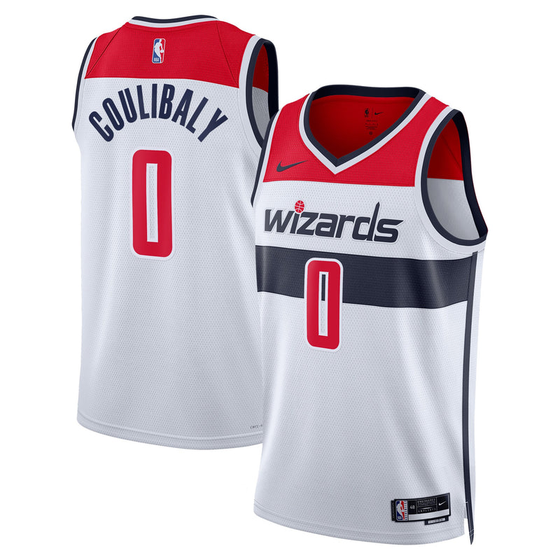 Bilal Coulibaly Washington Wizards Basketball Jersey, White Sportswear Jersey Shirt, Sleeveless Athletic Tank Jersey, Casual Gift for Men