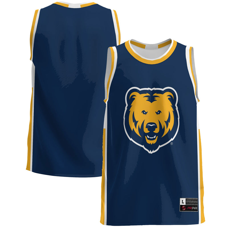 Northern Colorado Bears Basketball Jersey, Blue Lightweight Sportswear Jersey Shirt, Sleeveless Athletic Tank Jersey, Casual Gift for Men