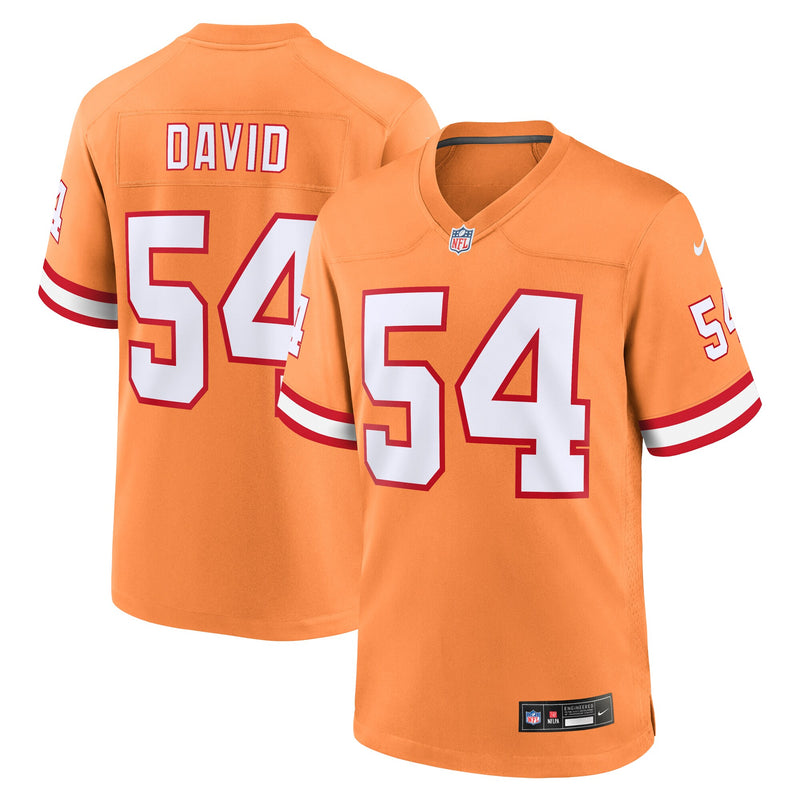 Lavonte David Tampa Bay Buccaneers Football Jersey, Orange Sportswear Jersey Shirt, Lightweight Breathable Athletic Jersey, Casual Gift for Men