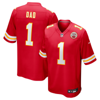 Number Dad Kansas City Chiefs Football Jersey, Red Game Sportswear Jersey Shirt, Lightweight Breathable Athletic Jersey, Casual Gift for Men
