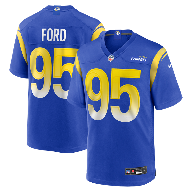 Poona Ford Los Angeles Rams Football Jersey, Sportswear Jersey Shirt, Lightweight Athletic Jersey, Casual Gift for Men, Style 202998463
