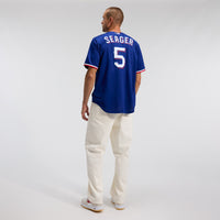 Corey Seager Texas Rangers Baseball Jersey, Royal Replica Sportswear Jersey Shirt, Lightweight Breathable Athletic Jersey, Casual Gift for Men