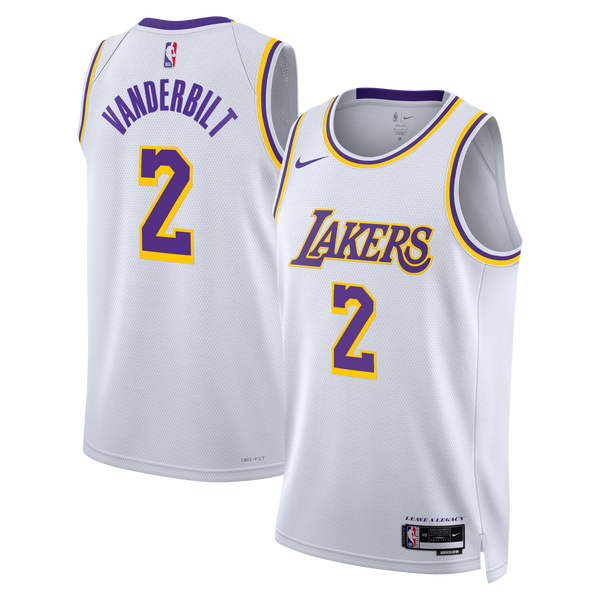 Los Angeles Lakers Association Edition Swingman Jersey - White - Jarred Vanderbilt