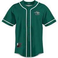 Loyola Greyhounds Baseball Jersey, Green Lightweight Sportswear Jersey Shirt, Lightweight Breathable Athletic Jersey, Casual Gift for Men