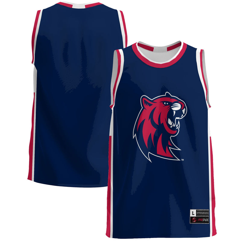 Rogers State Hillcats Basketball Jersey, Blue Lightweight Sportswear Jersey Shirt, Sleeveless Athletic Tank Jersey, Casual Gift for Men