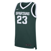 Michigan State Spartans Basketball Jersey, Green Replica Sportswear Jersey Shirt, Sleeveless Athletic Tank Jersey, Casual Gift for Men