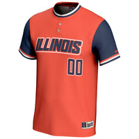 Illinois Fighting Illini Softball Jersey, Sportswear Jersey Shirt, Lightweight Breathable Athletic Jersey, Casual Gift for Men, Style 200139077