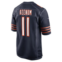 Case Keenum Chicago Bears Football Jersey, Navy Game Sportswear Jersey Shirt, Lightweight Breathable Athletic Jersey, Casual Gift for Men