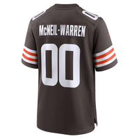 Emmanuel McNeil-Warren Cleveland Browns Football Jersey, Sportswear Jersey Shirt, Lightweight Breathable Athletic Jersey, Casual Gift for Men
