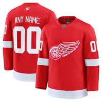 Detroit Red Wings Hockey Jersey, Premium Home Sportswear Jersey Shirt, Long Sleeve Hockey Sweater Jersey, Casual Gift for Men, Style 202055765