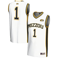 Missouri Tigers Lightweight Basketball Jersey, White Sportswear Jersey Shirt, Sleeveless Athletic Tank Jersey, Casual Gift for Men