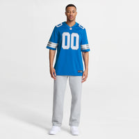 Detroit Lions Football Jersey, Blue Game Sportswear Jersey Shirt, Lightweight Breathable Athletic Jersey, Casual Gift for Men