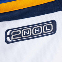 Chris Pronger St. Louis Blues Hockey Jersey, White Sportswear Jersey Shirt, Long Sleeve Hockey Sweater Jersey, Casual Gift for Men