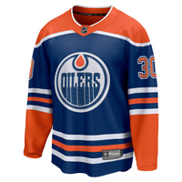 Calvin Pickard Edmonton Oilers Hockey Jersey, Royal Breakaway Sportswear Jersey Shirt, Long Sleeve Hockey Sweater Jersey, Casual Gift for Men