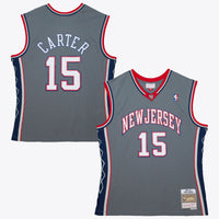 New Jersey Nets Basketball Jersey, Grey Authentic Alternate Sportswear Jersey Shirt, Sleeveless Athletic Tank Jersey, Casual Gift for Men
