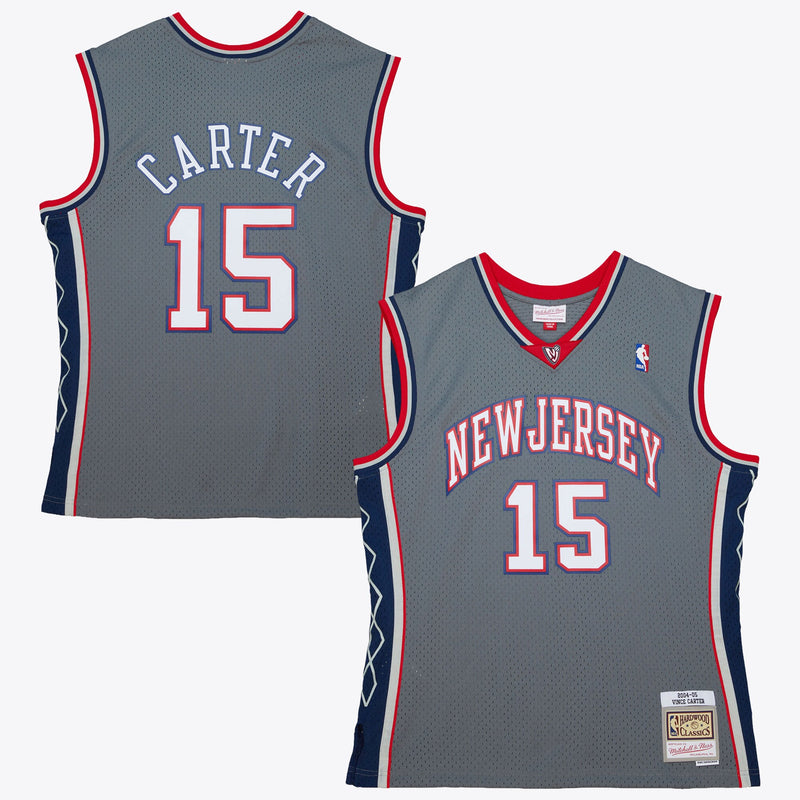 New Jersey Nets Basketball Jersey, Grey Authentic Alternate Sportswear Jersey Shirt, Sleeveless Athletic Tank Jersey, Casual Gift for Men