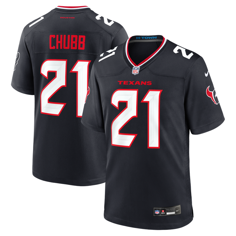 Nick Chubb Houston Texans Football Jersey, Sportswear Jersey Shirt, Lightweight Breathable Athletic Jersey, Casual Gift for Men, Style 203254448