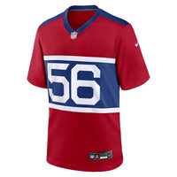 Lawrence Taylor New York Giants Football Jersey, Red Game Sportswear Jersey Shirt, Lightweight Breathable Athletic Jersey, Casual Gift for Men